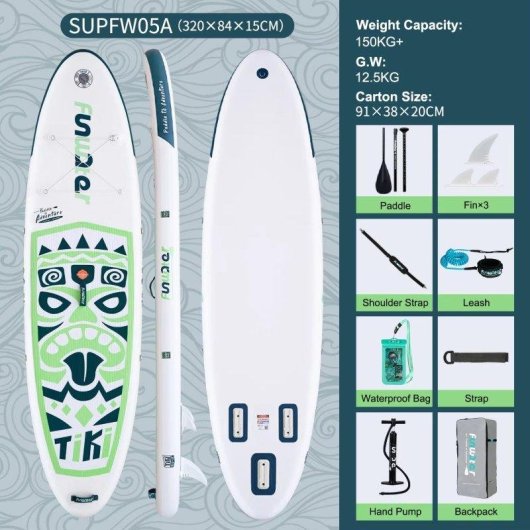 Tabla de paddle surf hinchable Funwater SUPFW05A 320 cm con asiento kayak