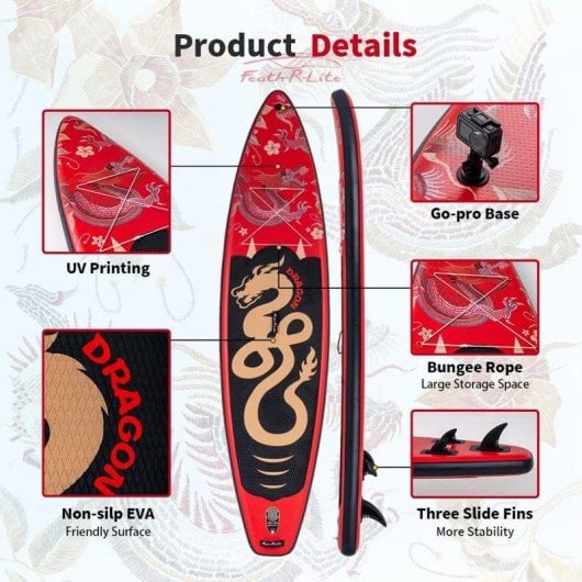 Tabla de paddle surf Funwater SUPFR17S hinchable 350 cm 180 kg
