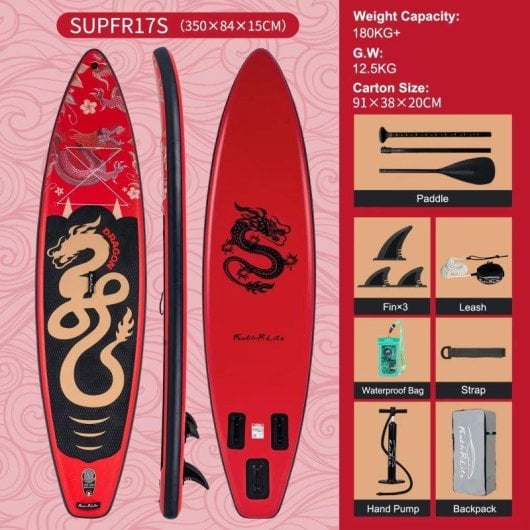 Tabla de paddle surf Funwater SUPFR17S hinchable 350 cm 180 kg