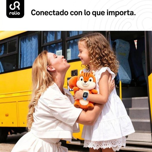 RAYOFI R5 Go 4G 1,83" Negro Azul Correa Talla Única
