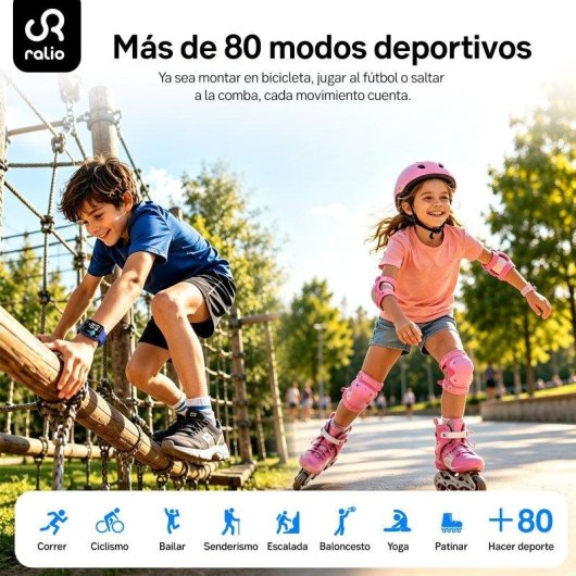 RAYOFI Watch 01 Bluetooth 300 mAh Rosa Correa Hipoalergénica Talla Única