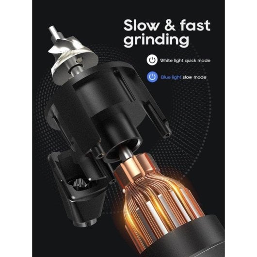 Molinillo de Café Eléctrico HiBREW G5 Muelas Cónicas CNC 48 mm 36 Niveles Negro