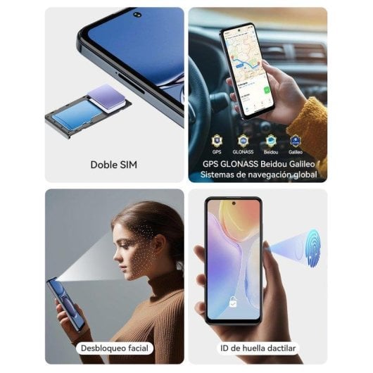 HOTWAV Note 13 Max 4G 6GB Nero 256GB 6,8" Fotocamera 48MP Dual SIM