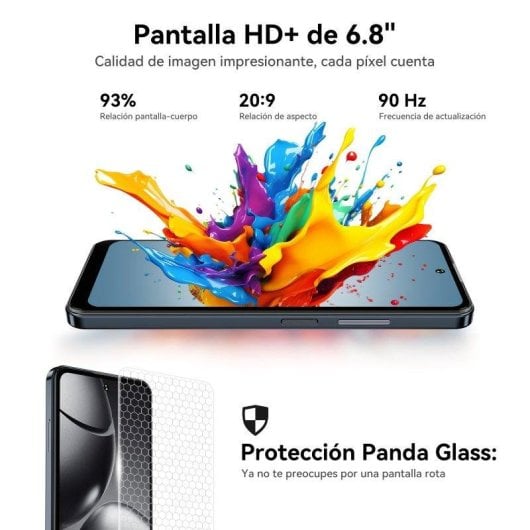 HOTWAV Note 13 Max 4G 6GB Nero 256GB 6,8" Fotocamera 48MP Dual SIM