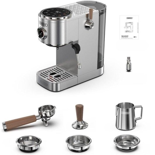 Espressomaschine Hibrew H13 20 Bar Touchscreen mehrere Modi Silber