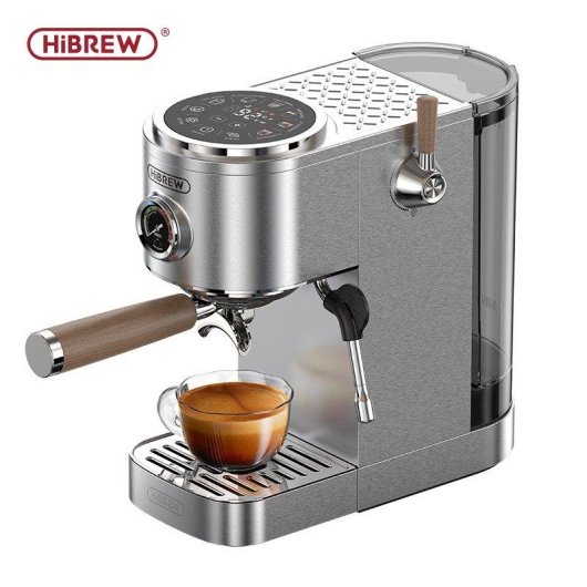 Espressomaschine Hibrew H13 20 Bar Touchscreen mehrere Modi Silber