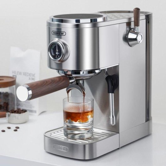 Espressomaschine Hibrew H13 20 Bar Touchscreen mehrere Modi Silber