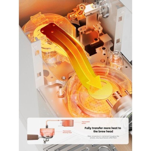 Espressomaschine Hibrew H13 20 Bar Touchscreen mehrere Modi Silber