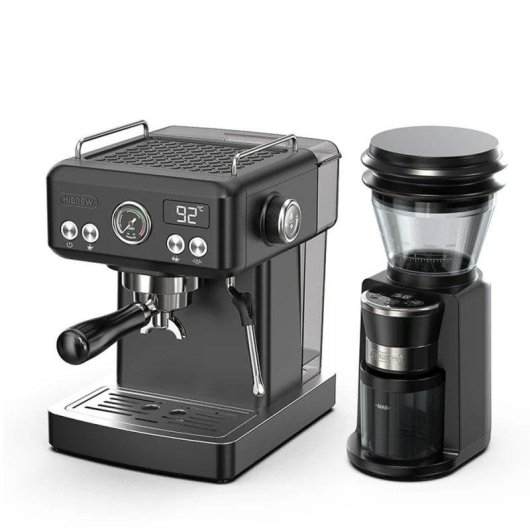 Cafetera espresso semiautomática HiBREW H10A 1,8 L 20 bares con vaporizador