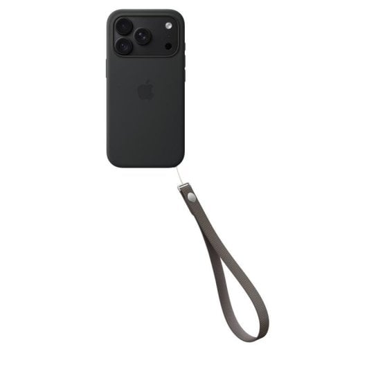 Correa de muñeca Apple para iPhone y AirPods Pro marrón topo