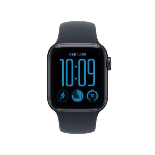 Apple Watch SE 3 GPS 40mm Caja de Aluminio Medianoche con Correa Deportiva Azul Marino S/M
