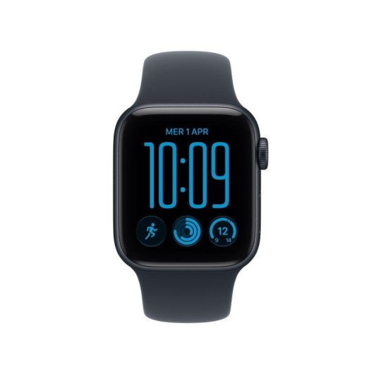 Apple Watch SE 3 GPS 40mm Caja de Aluminio Medianoche con Correa Deportiva Azul Marino M/L