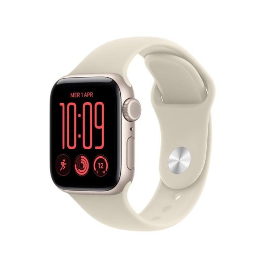 Apple Watch SE 3 GPS + Cellular 40mm Caja de Aluminio Blanco Estrella con Correa Deportiva Arena S/M