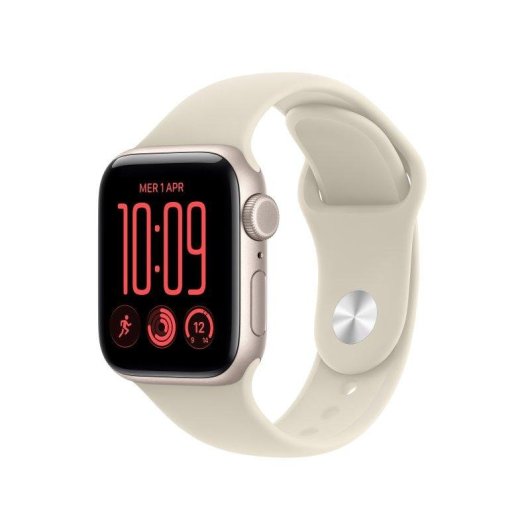 Apple Watch SE 3 GPS + Cellular 40mm Caja de Aluminio Blanco Estrella con Correa Deportiva Arena S/M