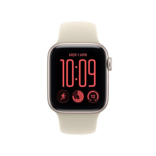 Apple Watch SE 3 GPS + Cellular 40mm Caja de Aluminio Blanco Estrella con Correa Deportiva Arena S/M