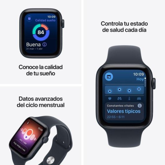 Apple Watch SE 3 GPS + Cellular 40mm Caja de Aluminio Blanco Estrella con Correa Deportiva Arena S/M