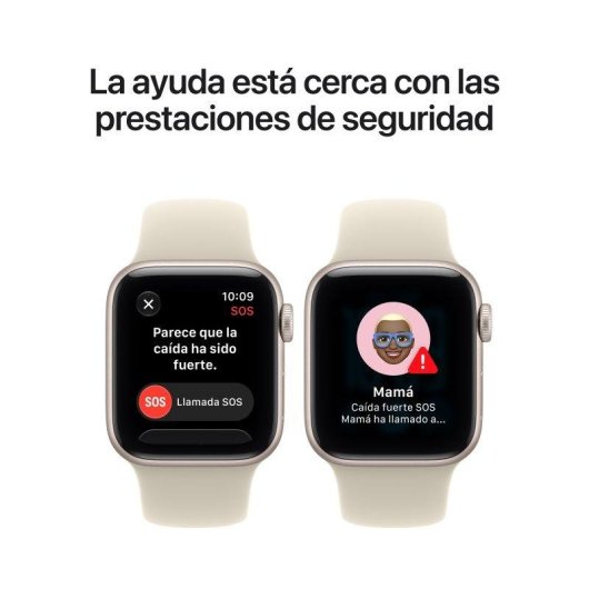 Apple Watch SE 3 GPS + Cellular 40mm Caja de Aluminio Blanco Estrella con Correa Deportiva Arena S/M