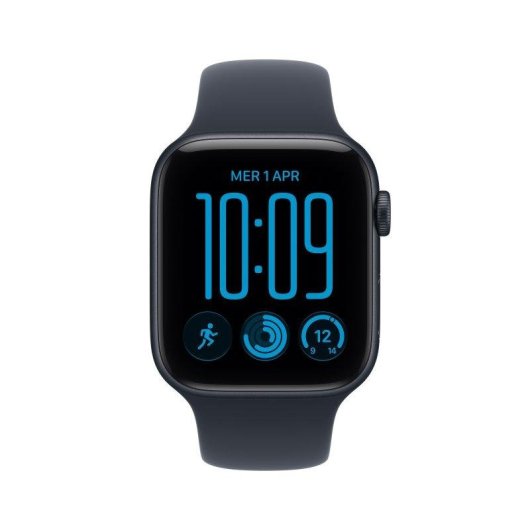 Apple Watch SE 3 GPS + Cellular 44mm Caja de Aluminio Medianoche con Correa Deportiva Azul Marino M/L