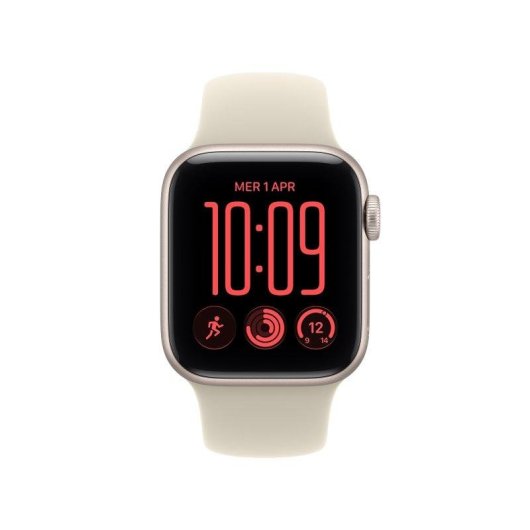 Apple Watch SE 3 GPS 40mm Caja de Aluminio Blanco Estrella con Correa Deportiva Arena S/M