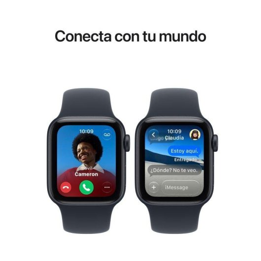 Apple Watch SE 3 GPS 40mm Caja de Aluminio Blanco Estrella con Correa Deportiva Arena S/M