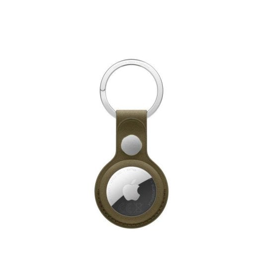 Porte-cle AirTag Finewoven Olive fonce Apple