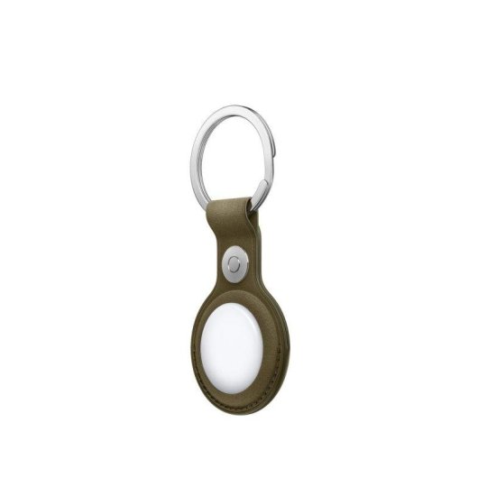 Porte-cle AirTag Finewoven Olive fonce Apple