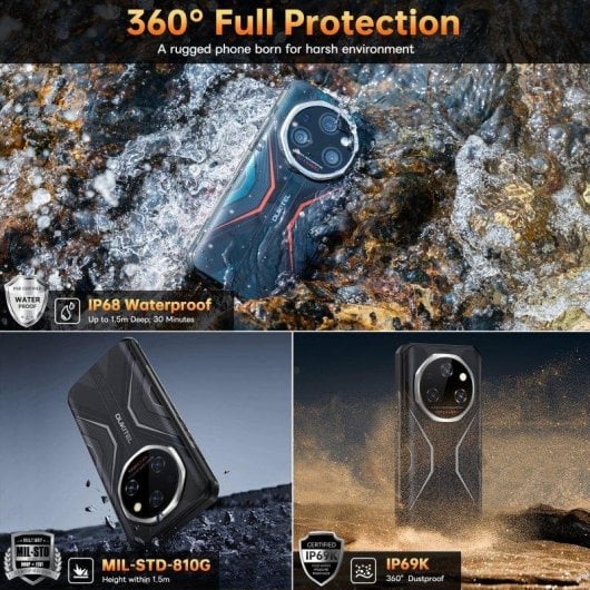 Oukitel WP55 Pro 5G 16GB Noir 512GB 6,6" Étanche