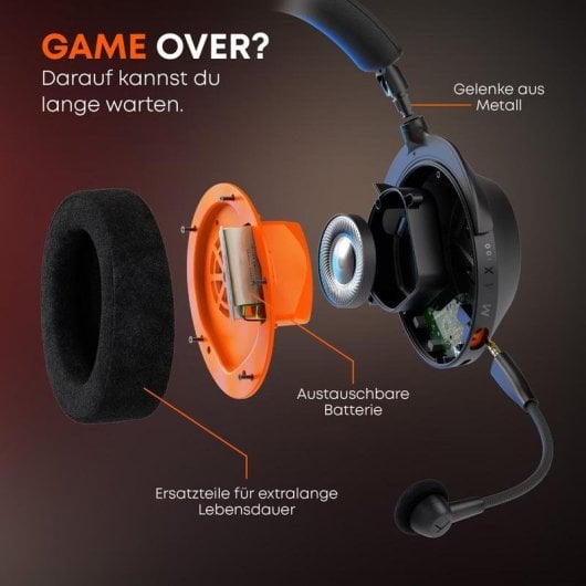 Casque Beyerdynamic MMX 100 sans fil Bluetooth avec micro et faible latence, noir