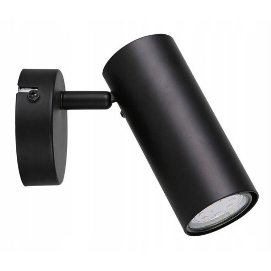 Aplique de pared Candellux Colly 1x15W GU10 negro