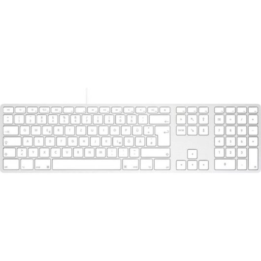 Tastatur Matias FK318CS-DE Aluminium USB-C QWERTZ Deutsch MacOS