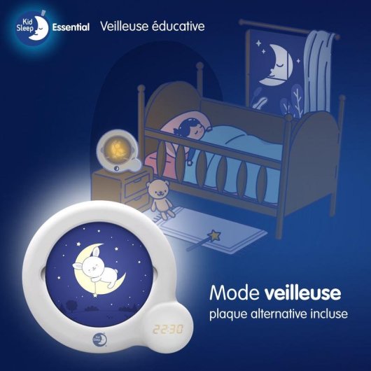 Luz nocturna para niños Pabobo Angecare 3 en 1 con indicador día/noche