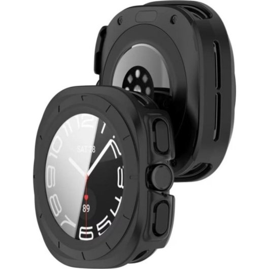Funda 4Kom Tech-Protect Defense para Samsung Galaxy Watch Ultra 2 47 mm Pack de 2