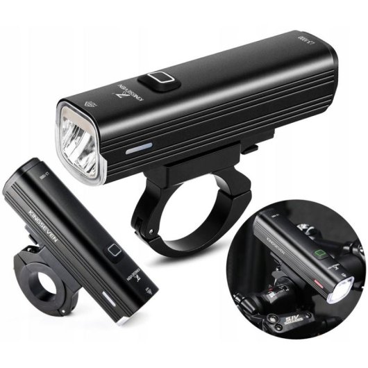 Linterna frontal KINGSEVEN L3-1000 LED 1000 lúmenes 5 modos 12h