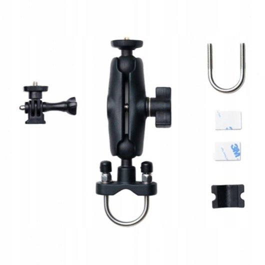 Soporte para cámara de motocicleta Insta360 U-Bolt Mount Negro