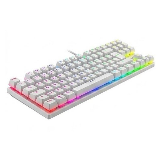 Clavier The G-Lab Keyz Mercury EX compact TKL switches rouges RGB AZERTY français