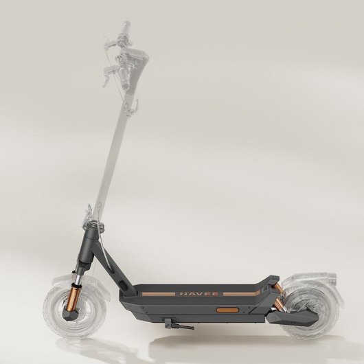 Patinete eléctrico NAVEE GT5 Max 700W Autonomía 90km Suspensión LED Gris