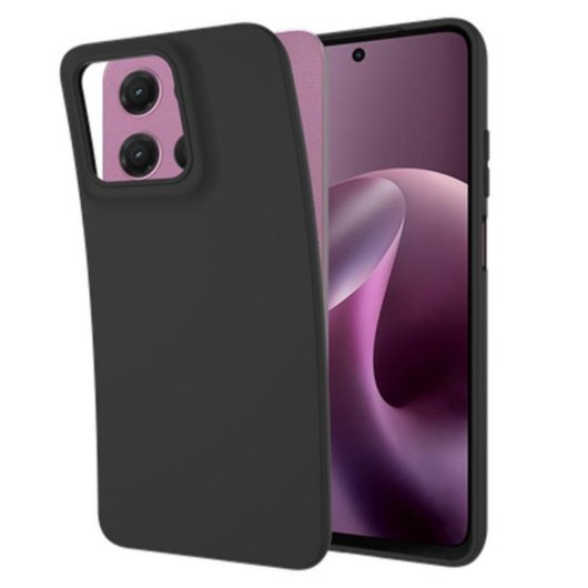 Funda para móvil Just in Case Cover case TPU schwarz für Motorola Moto G17 und G17 Power