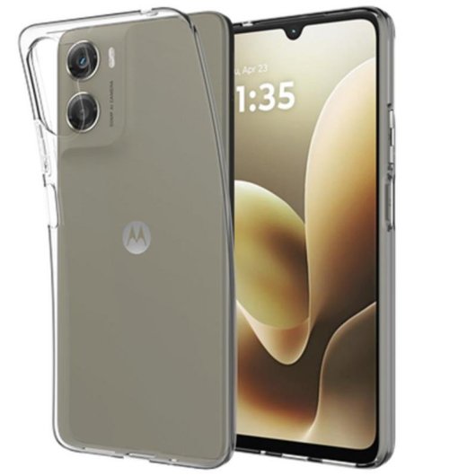 Funda para móvil Just in Case Cover TPU transparent für Motorola Moto G06 / G06 Power