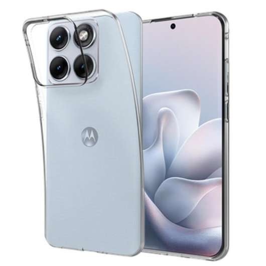 Funda para móvil Just in Case Cover case TPU transparent für Motorola Edge 70 Fusion