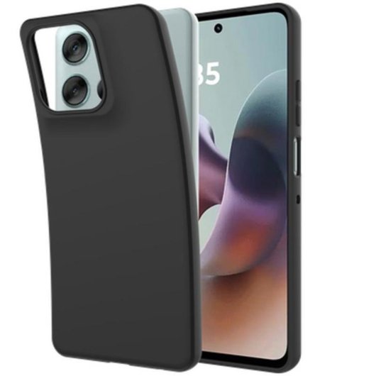 Funda para móvil Just in Case Cover TPU Schwarz für Motorola Moto G56
