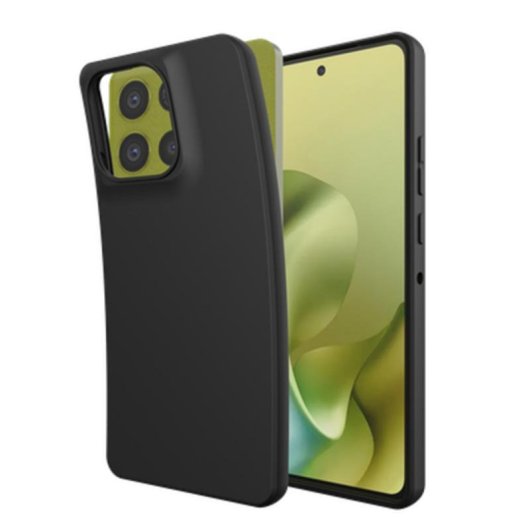 Funda para móvil Just in Case Cover TPU Negra resistente para Motorola Moto G86