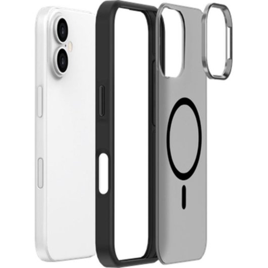 Funda para móvil Just in Case Cover TPU negra resistente para iPhone 16