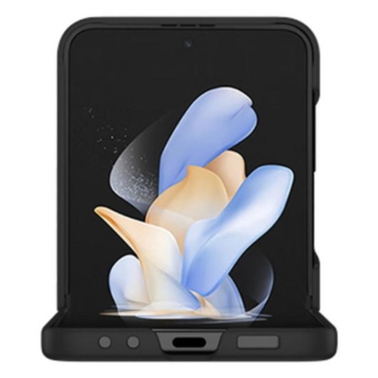 Funda para móvil Just in Case Libro Plástico Negra para Galaxy Z Flip6 y Z Flip7 FE