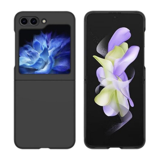 Funda para móvil Just in Case Libro Plástico Negra para Galaxy Z Flip6 y Z Flip7 FE