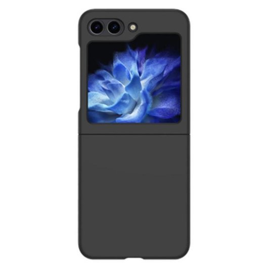 Funda para móvil Just in Case Libro Plástico Negra para Galaxy Z Flip6 y Z Flip7 FE