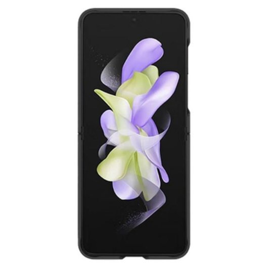 Funda para móvil Just in Case Libro Plástico Negra para Galaxy Z Flip6 y Z Flip7 FE