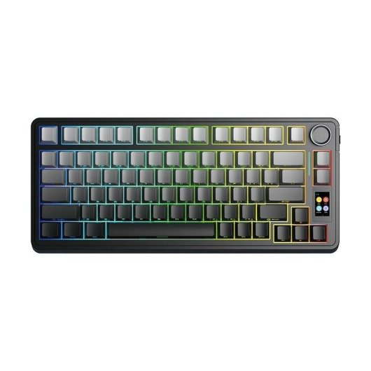 Teclado Aula S75 Pro mecánico inalámbrico RGB 75% USA sin Ñ
