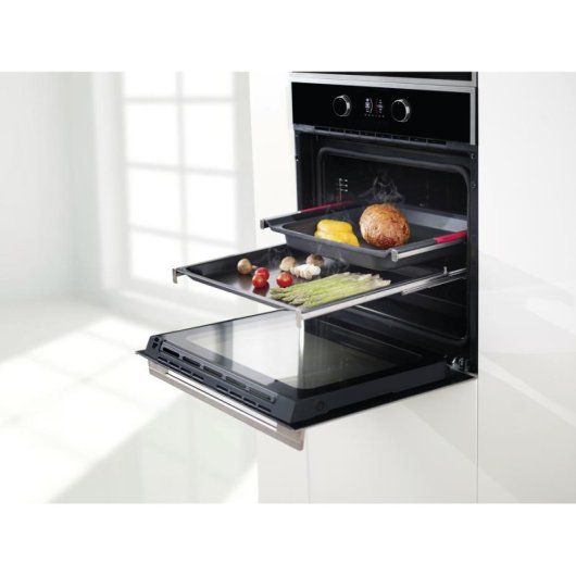 Guide telescopique Teka 2 niveaux inox pour four 60 cm