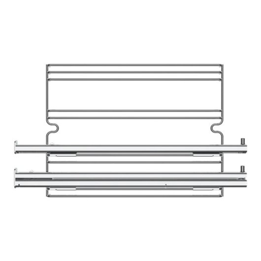 Guide telescopique Teka 2 niveaux inox pour four 60 cm