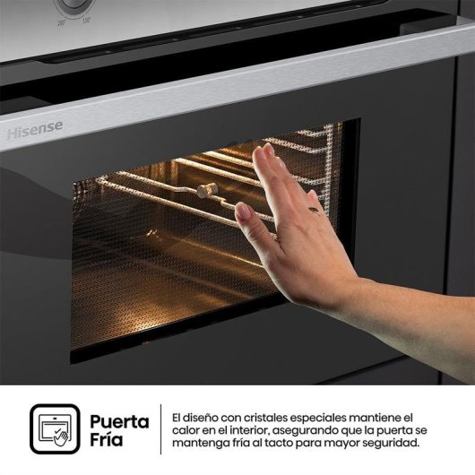 Horno Compacto Hisense BI44221AWG 49L 45cm A Grill Blanco
